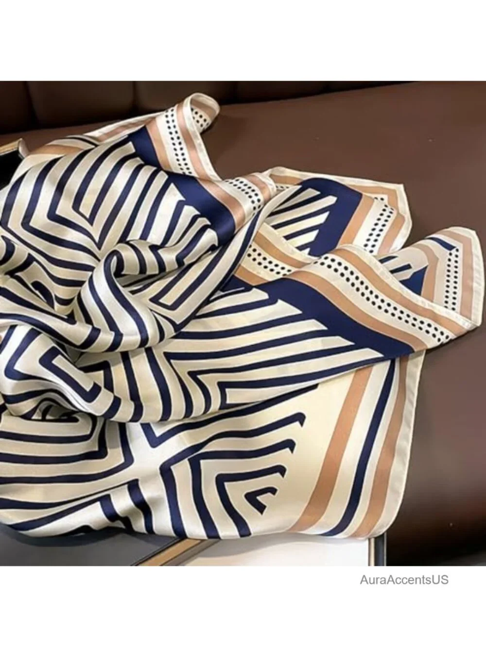 100% Mulberry Silk Square Scarf Hair Neckerchief Headscarf